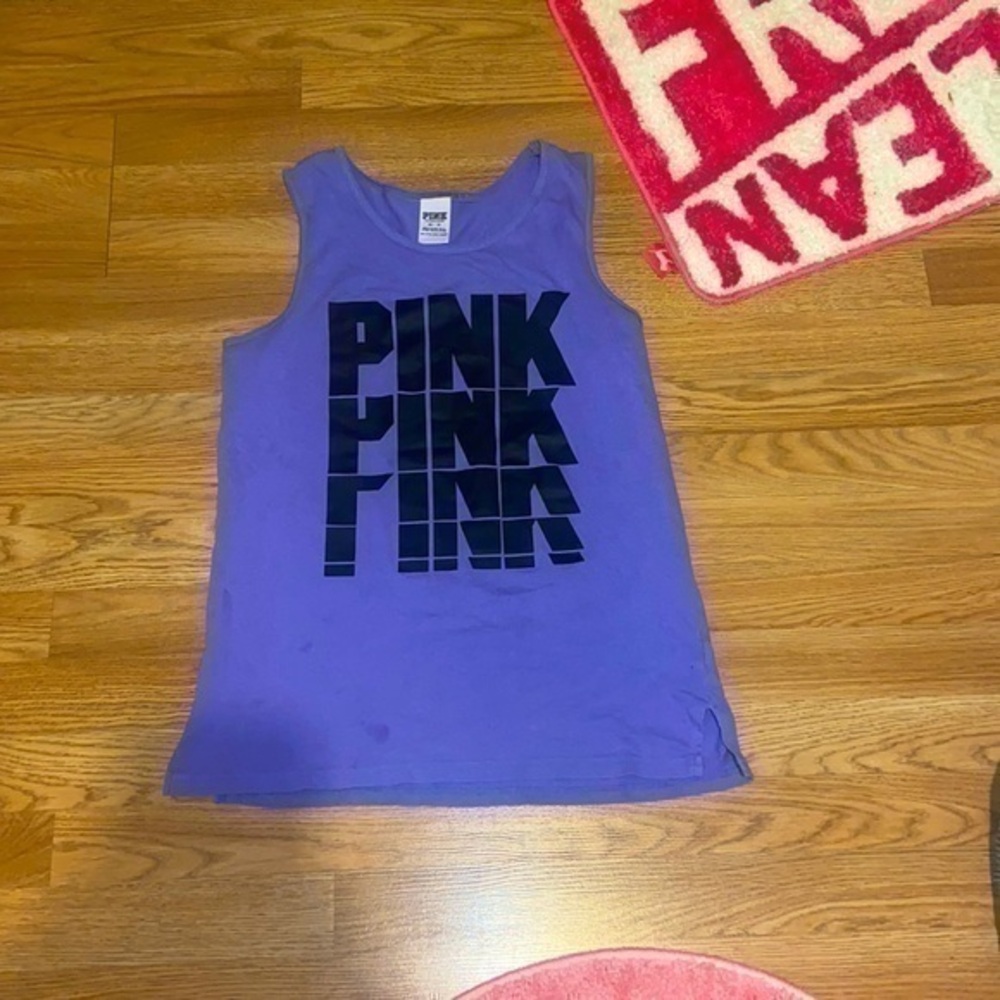 VS PINK || Workout Tank - Logo Tank